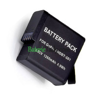 Náhradní baterie pro Gopro AHDBT501 Action 1260mAh BT-501 AHDBT-501 Hero5