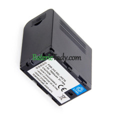 Náhradní baterie pro JVC 7800 mAh s výstupem HM650 GY-HMQ10 USB 75 SSL-JVC50 78 HM600 SSL-JVC70
