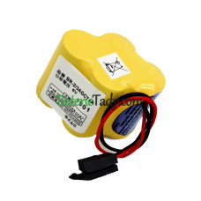 Náhradní baterie pro Fanuc A06B-6114-K504 ConNector 6V Černá A98L-0031-0025