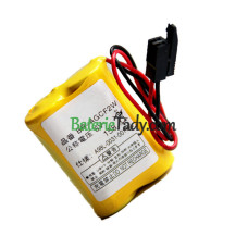 Náhradní baterie pro Fanuc A98L-0031-0011 # L BR-AGCF2W A06B-6093-K001 Černý konektor