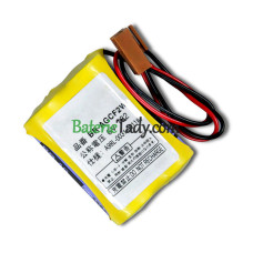 Náhradní baterie pro Fanuc ConNector Brown BR-AGCF2W A06B-6093-K001 A98L-0031-0011 # L