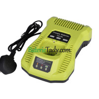 Náhradní nabíječka pro nabíječku Ryobi p100103104107108 18V Quick 3A 12V 14.4V